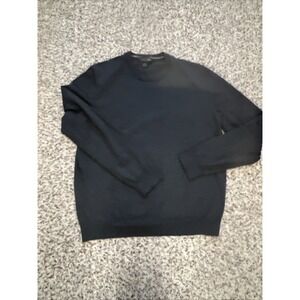 The Men's Store Bloomingdale's New Sweater Men's‎ Sz L Gray 100% Wool $228
